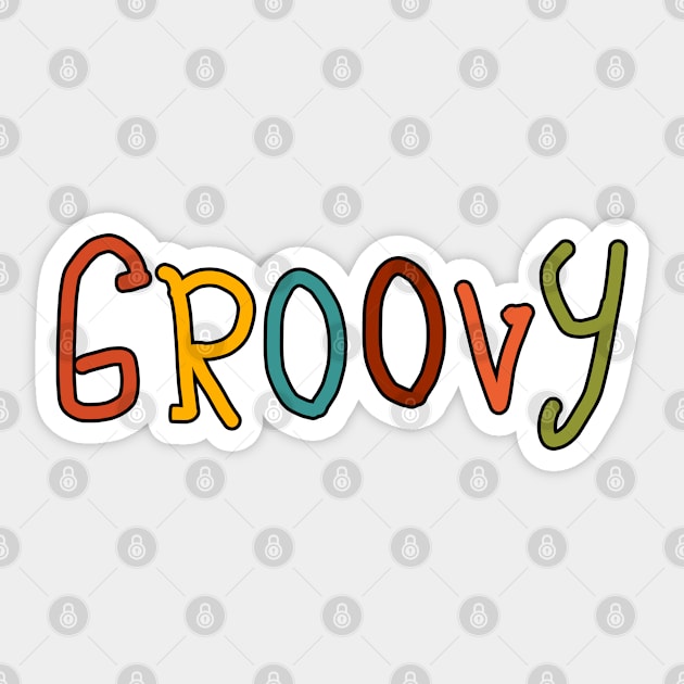 groovy retro vibes aesthetic vintage Sticker by saiinosaurus